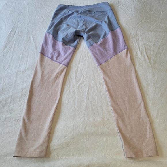 Outdoor Voices Color Block 7/8 Leggings Size Medium Pastel Shades - Picture 3 of 4